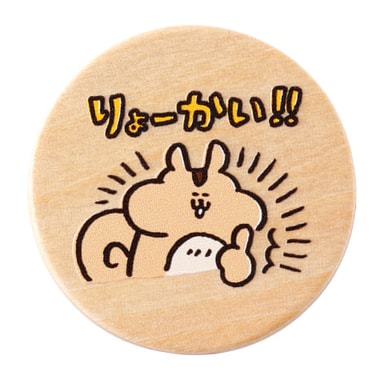 木製バッジ