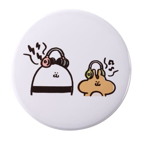 表面にプリントをほどこした鏡面印刷缶ミラー